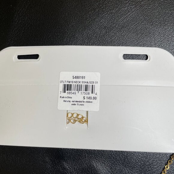 Crystallized by Swarovski Elegant Gold Necklace - Picture 3 of 3